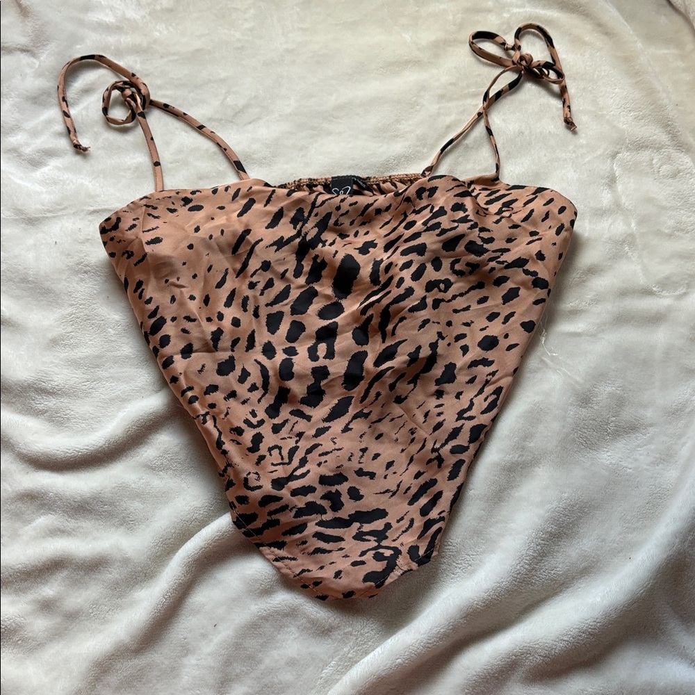 Windsor Handkerchief Cheetah Top